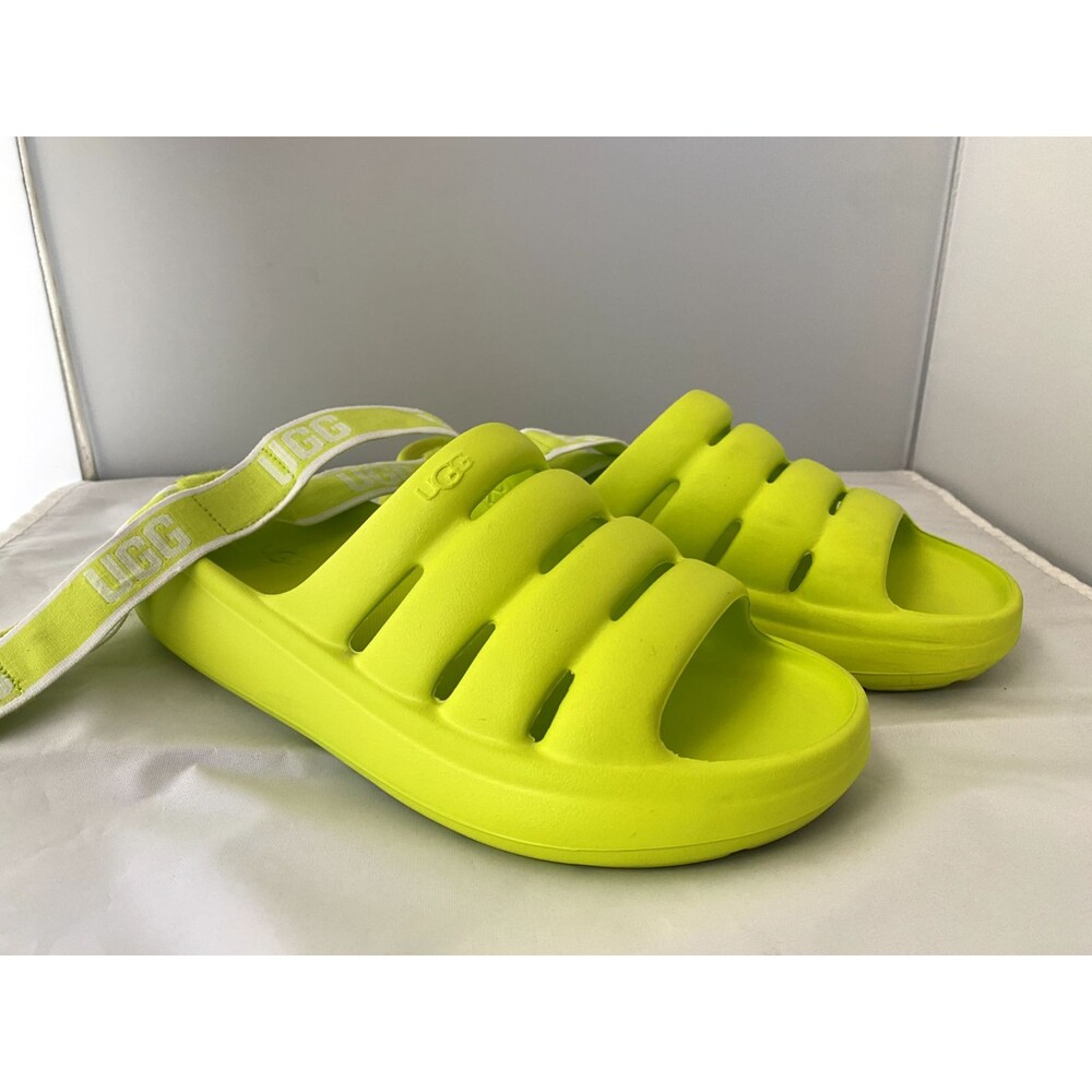UGG Womens Sport Yeah Key Lime B 10 Sandle Removable Strap